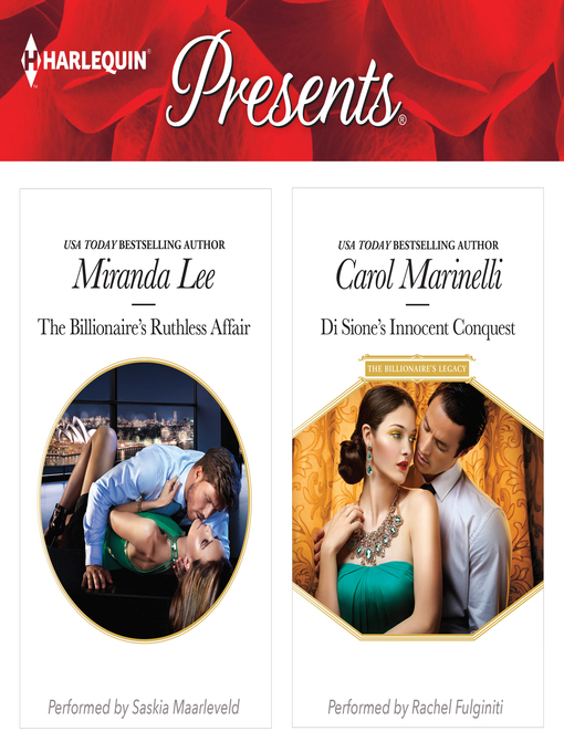 Title details for The Billionaire's Ruthless Affair & Di Sione's Innocent Conquest by Miranda Lee - Available